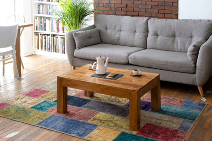 Acacia Wood Cube Coffee Table By Naturallivingonline