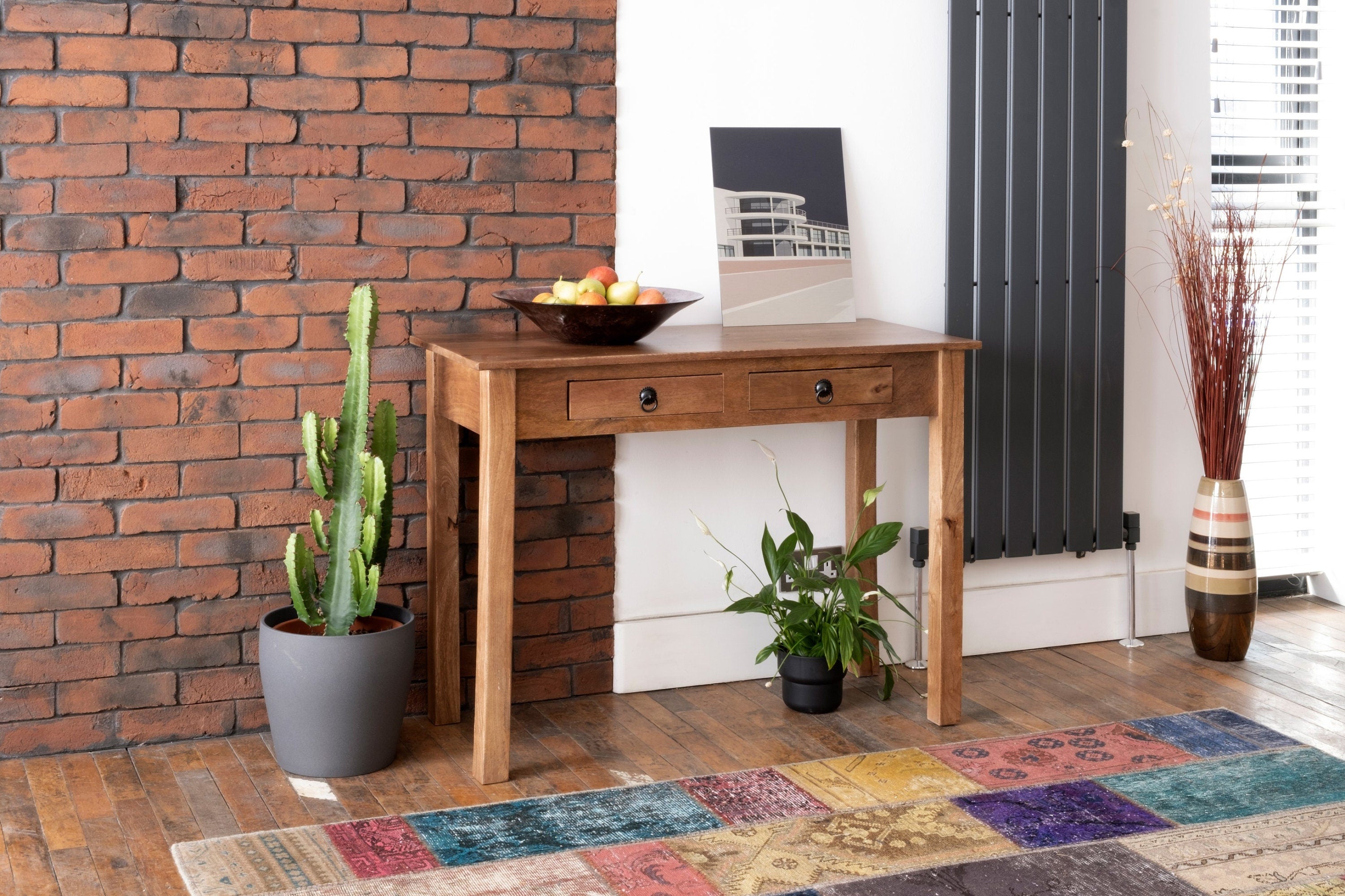 Acacia wood Handmade Shaker Console Table