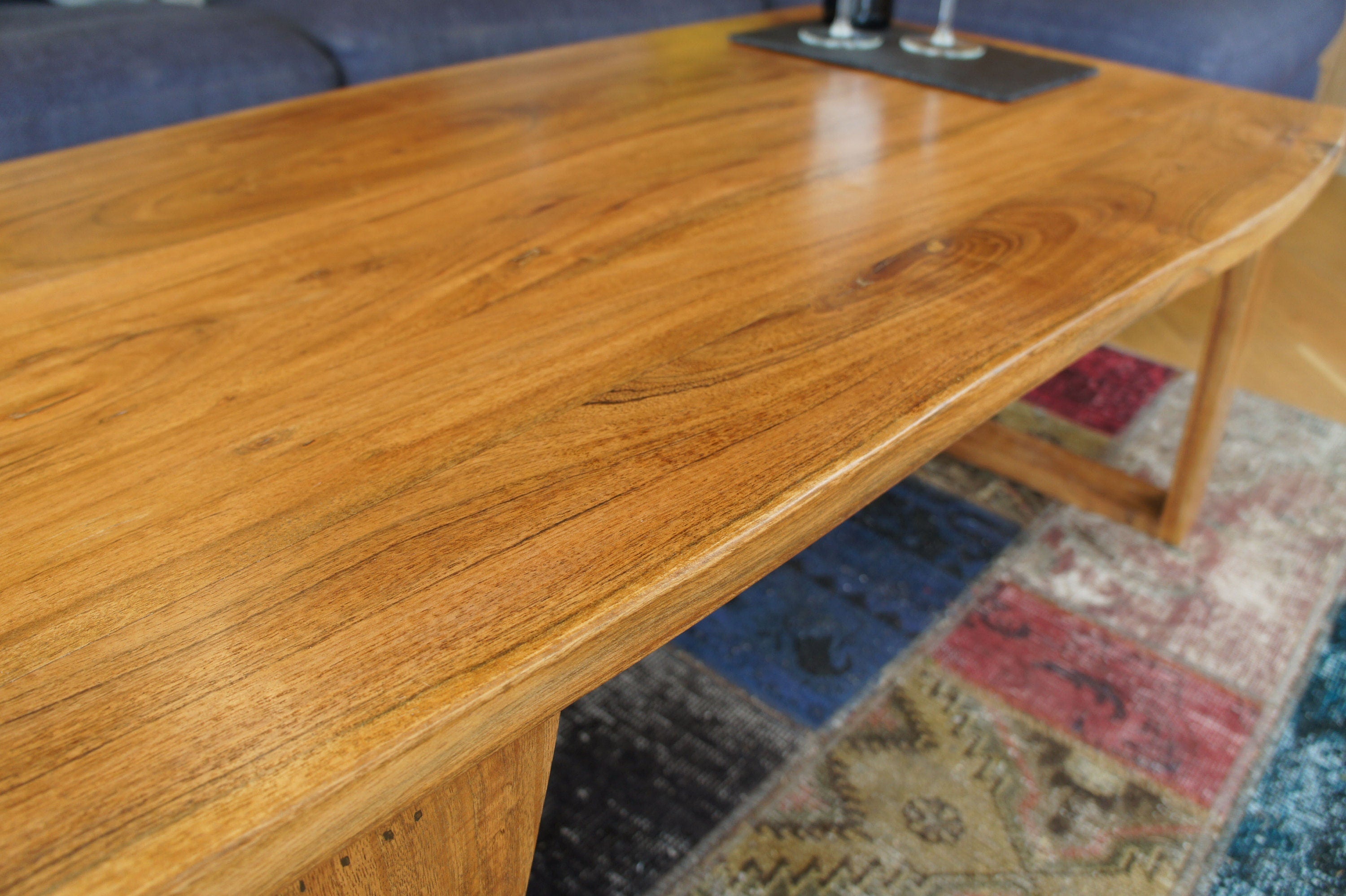 Coffee table Acacia Wood Raw Edge
