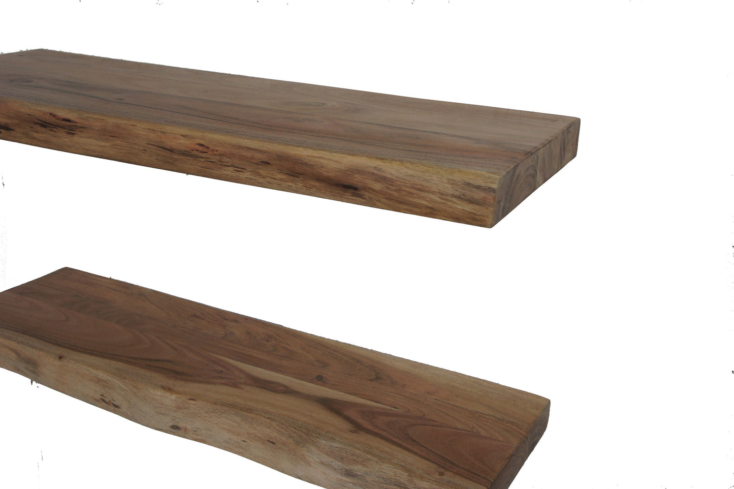 Floating Shelf Acacia wood Live edge set 3 71cm
