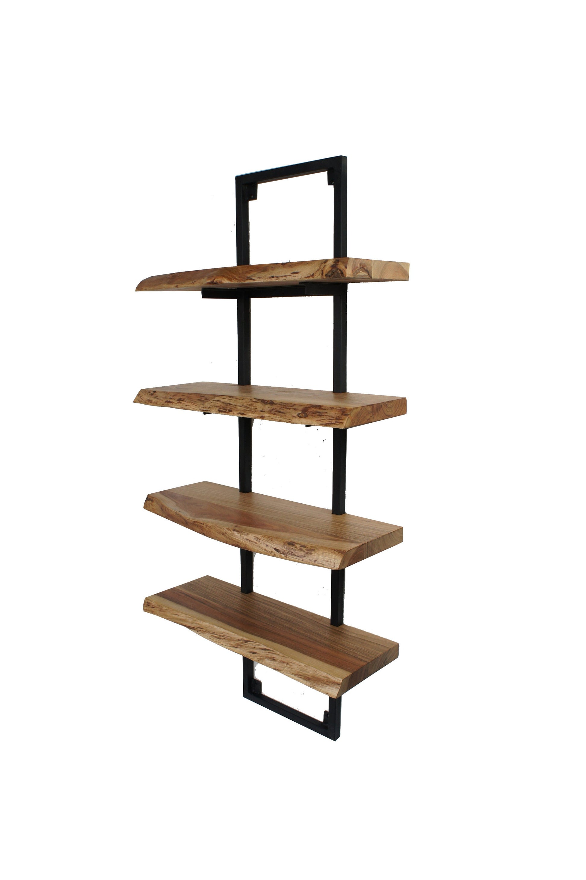 Wall Mounted Shelving Acacia wood Live Edge