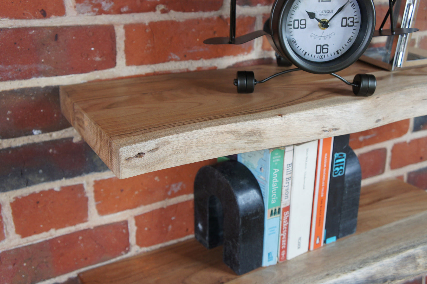 Floating Shelf Acacia wood Live edge set 3 71cm