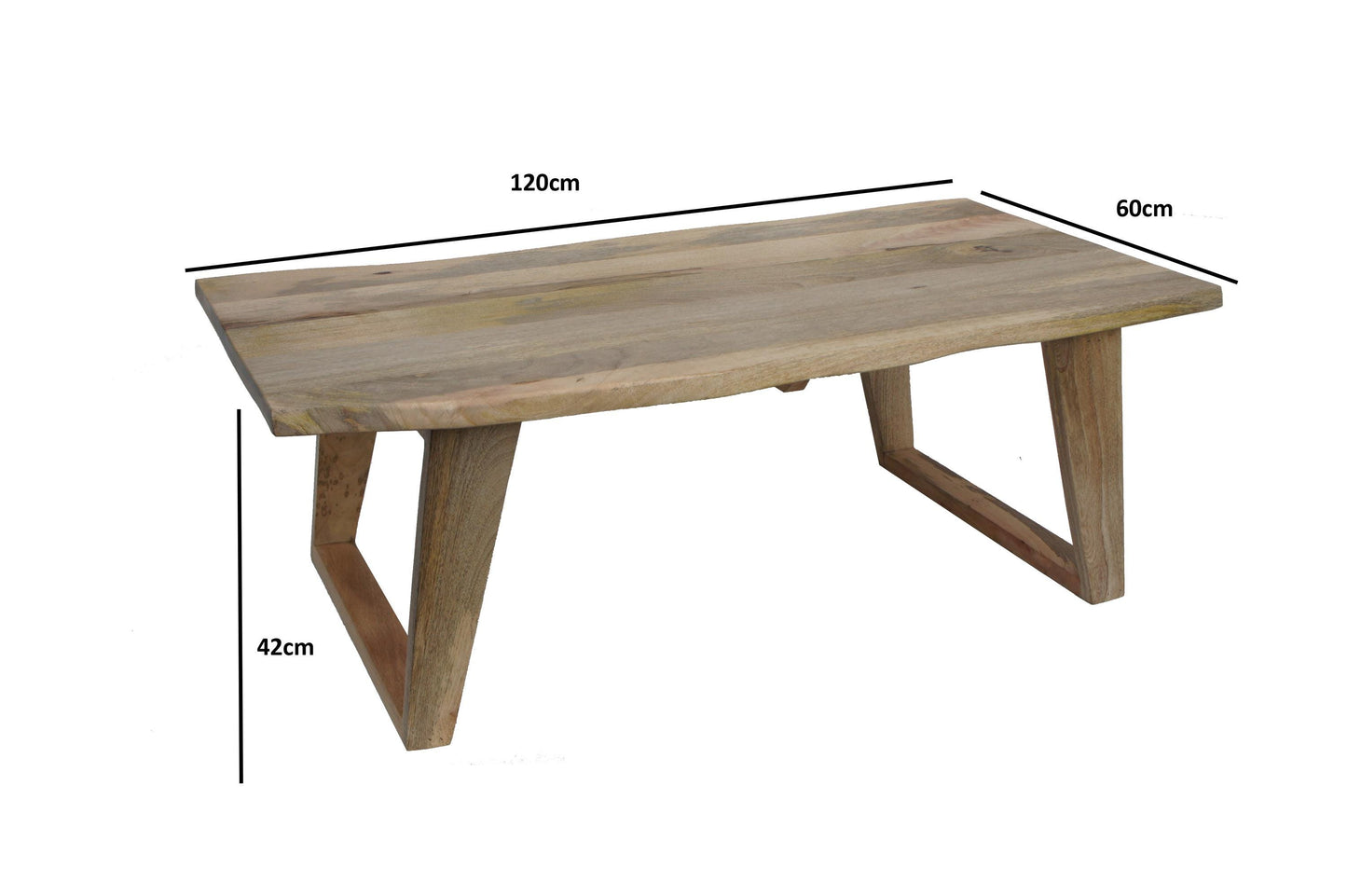 Coffee table Mango wood Raw edge