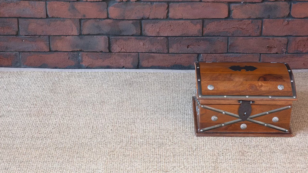 Small chests, trunks, set of 3, Nesting  Acacia wood jewellery accessories display