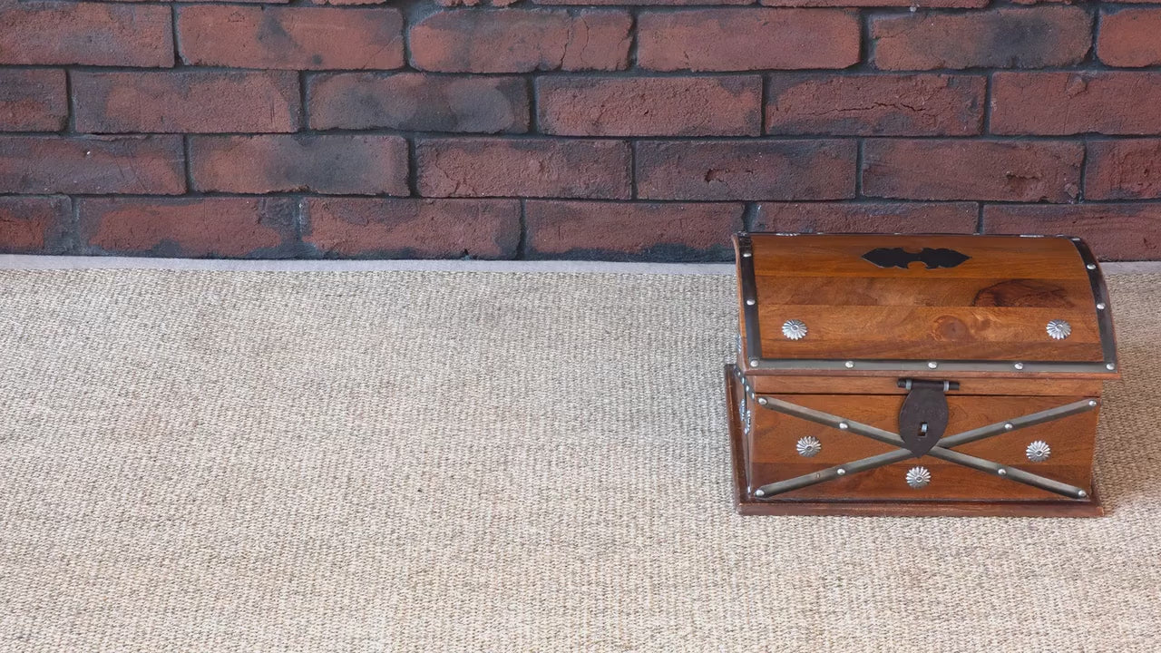 Small chests, trunks, set of 3, Nesting  Acacia wood jewellery accessories display